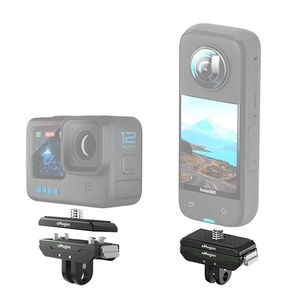 AMagisn Metal manyetik Quick Release taban üst kapak ile 1/4 vida için Insta360/DJI OSMO/git Pro eylem kamera yatağı aksesuarları - Product Image 1