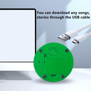Logotipo de color personalizable Botón de sonido de plástico Programable USB Chip de sonido grabable Botón pulsador con logotipo de impresión y música - Product Image 4