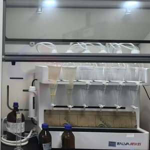 ED6 PLUS: estrattore liquido-liquido a 6 unità completamente automatico per test di qualità dell'acqua da laboratorio (fenoli, tensioattivi, antiparassitari)