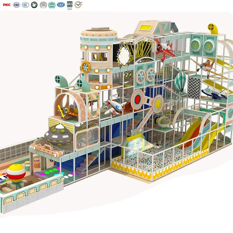 Ismarlama yüksek kaliteli yumuşak oyun ekipmanları çocuk eğlence çocuklar için kapalı oyun alanı setleri