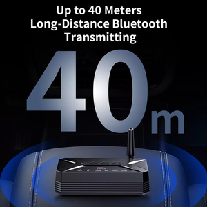 HG BT5.0蓝牙接收器发射器2合1无线3.5毫米音频适配器USB RCA辅助输入电视