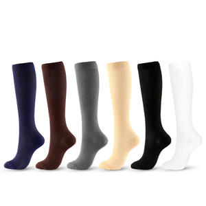 Solid Color Athletic Running Comfortable Elastic High Compression <strong>Socks</strong>