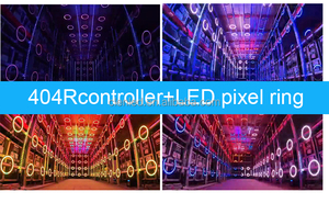 Artnet คอนโทรลเลอร์ Spi DMX 512เวทีควบคุมแสงสำหรับไฟเวทีนำหลอดวิดีโอบาร์ - Product Image 4