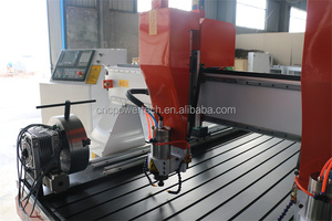 Hot Sale!multi Spindles Rotary Axis <strong>Cnc</strong> <strong>Router</strong> Woodworking Machine for <strong>Round</strong> Materials Legs 300*2000mm Rotary <strong>with</strong> Dual Heads - Product Image 3