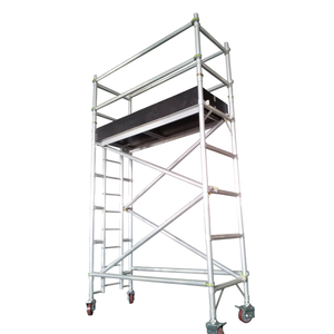 Dragon stage Tragbarer Aluminium leiter Mobiler Gerüst turm mit Treppe