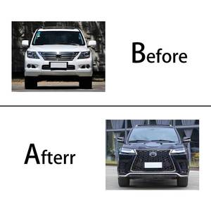 High Quality Kit for Lexus <strong>LX570</strong> 2008-2016 Upgrade to 2023 LX600 1:1 Body Kit 2023 Facelift Body Kit Headlight Front Bumper