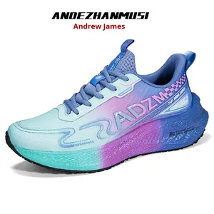 Giày chạy bộ nam Ander James Xuân 2025, chất liệu lưới thoáng khí, đế nhẹ mềm, giày thể thao tập luyện, tăng chiều cao - Product Image 2