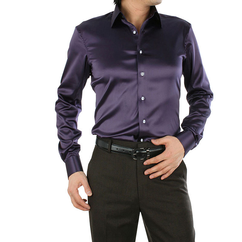 Sa02300 deep purple silk