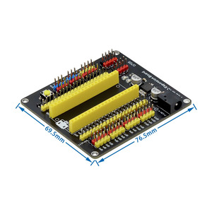 Scheda di espansione GPIO Dual-Row per Raspberry Pi Pico/Pico W - Breakout Extender con intestazioni maschio/femmina e interruttore di alimentazione