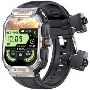 2024 yeni Premium akıllı saat kulakiçi ile 2 in 1 kulaklık & Smartwatch, spor izci ile kalp hızı uyku monitör - Product Image 6