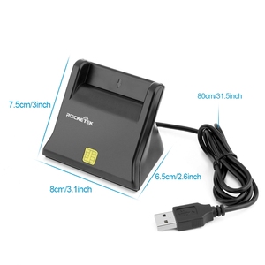 USB IC ID Smart Card Reader ISO 7816 lettore di Smart Card di credito Writer con SDK - Product Image 2