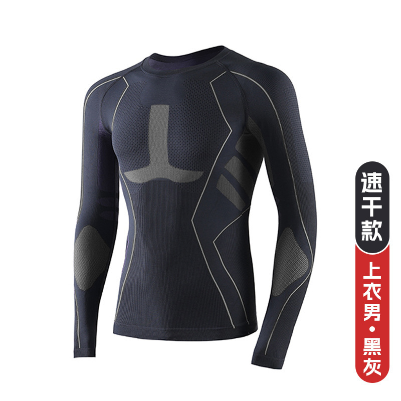 Top negro y gris (hombre)
