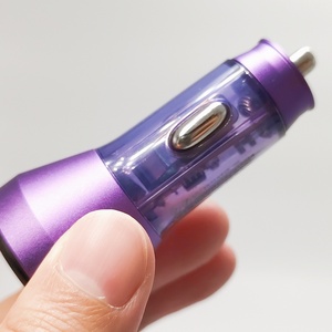OEM Mini Dual USB Car Charger with Quick Charge 18W <strong>Power</strong> Delivery 30W 40W <strong>Output</strong> 5V 2A <strong>Input</strong> Fast Mobile Phone USB <strong>Adapter</strong>