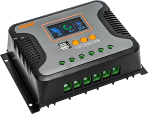 PowMr PWM 30A/60A/80A 48V автоматический Солнечный Контроллер заряда для Электросистемы регулятор PV домашнее зарядное устройство для аккумулятора ЖК-контроллер заряда - Product Image 2