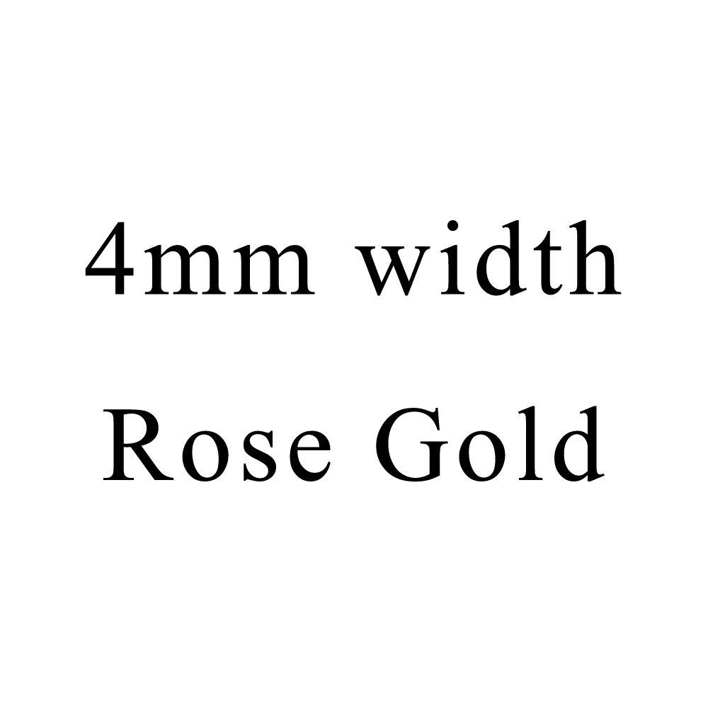 4mm rose gold