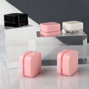 Benutzer definierte Farbe Logo 5ml 9ml 5cc Kinder resistente quadratische Glas Konzentrat Behälter Glas