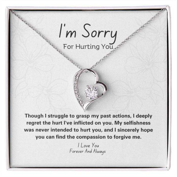 Card + Necklace Black box