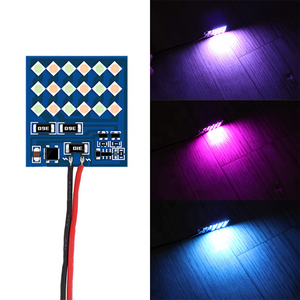 Led araba 12V 18 3030 Smd Led modülü için gövde bölmesi Tricolor iç lamba okuma lambası - Product Image 4