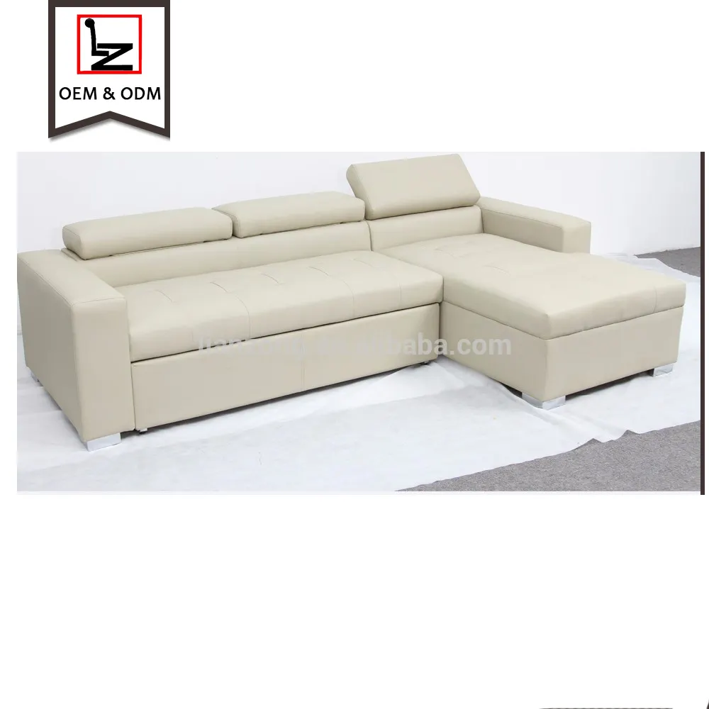 Изготовленный на заказ размер, металлический 40 комплектов, роскошный кожаный диван, l-образный диван, деревянная кровать