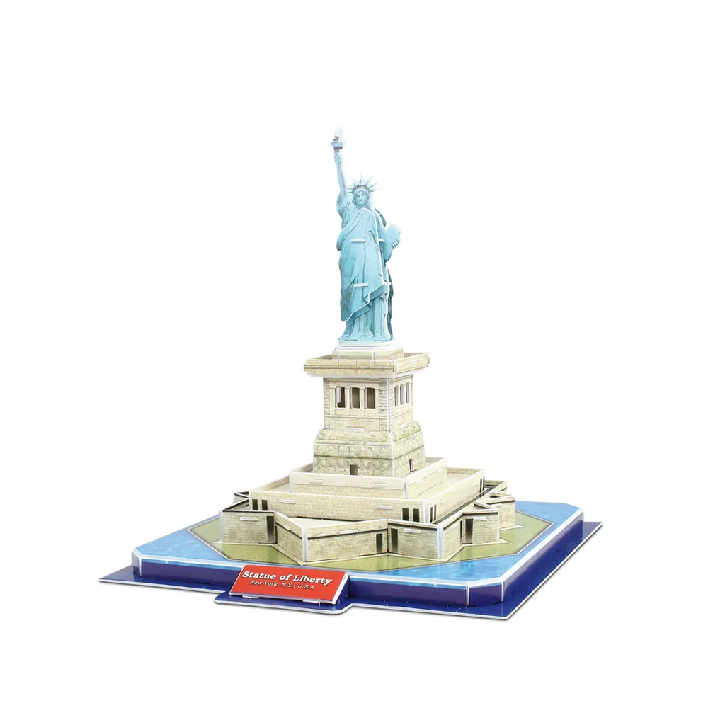 Statue de La Liberté papier modèle drôle 3d puzzle pour enfants