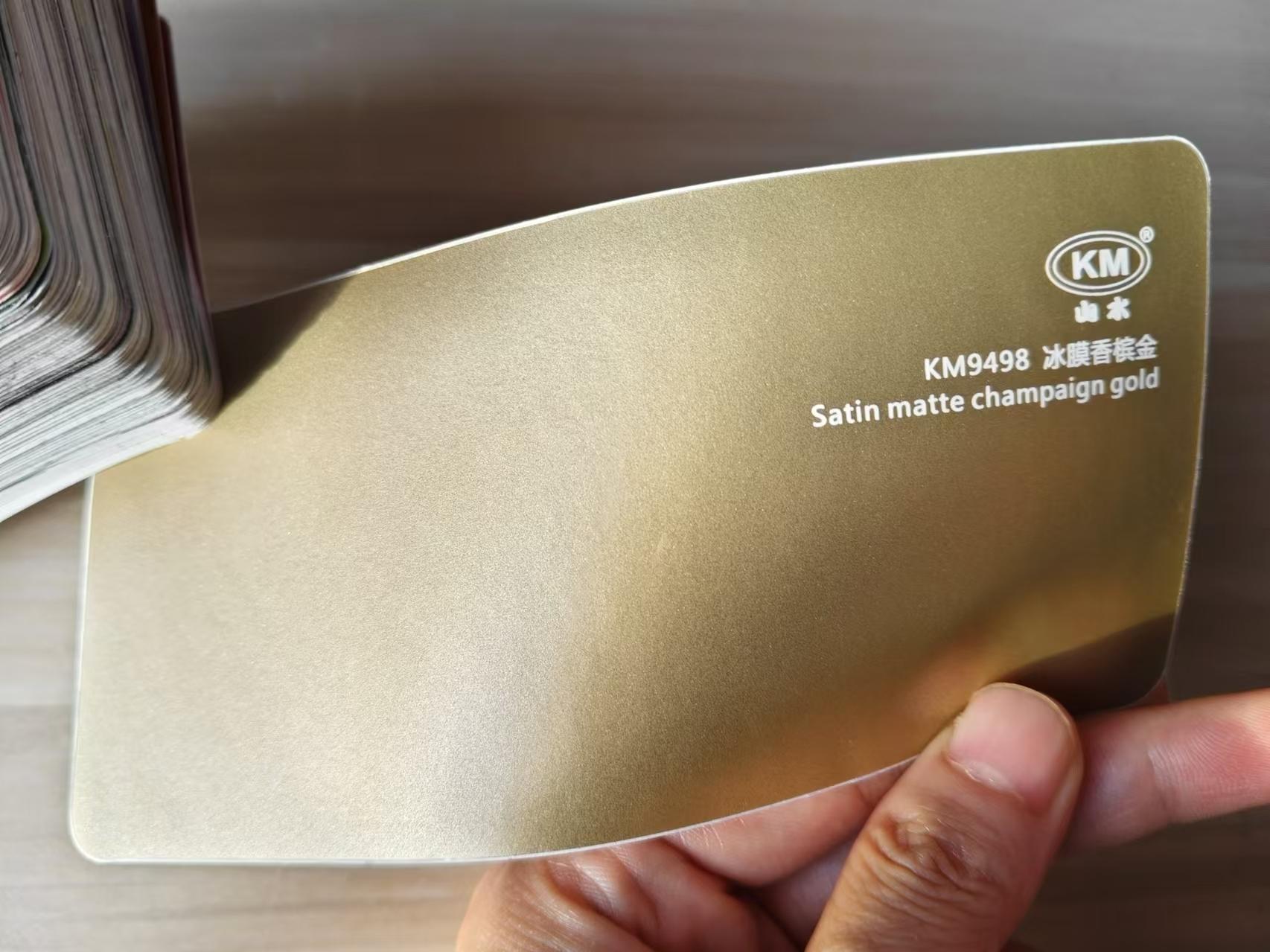 Or champagne mat satiné