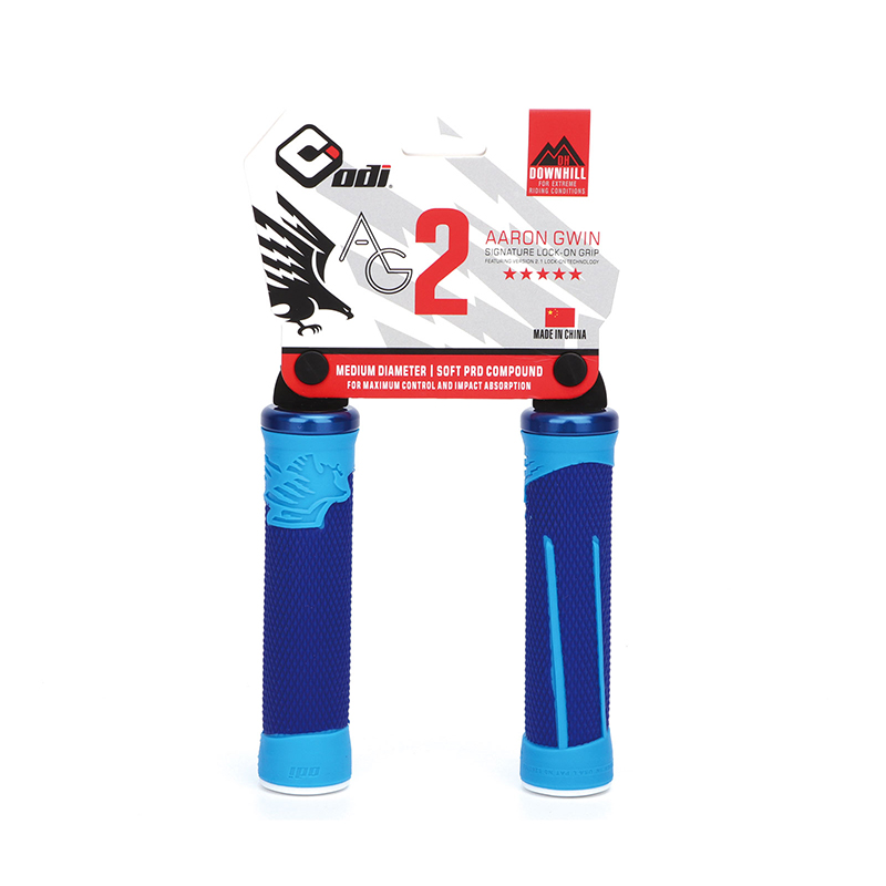 1 Paire Poignées Bleues