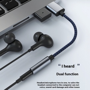 USB Type-C至3.5毫米Aux OTG适配器，带DC输出新条件OTP保护转换器，用于计算机HiFi音频电缆 - Product Image 3