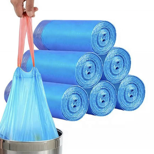 İpli çöp çöp torbaları ev çöp torbaları rulo 3.0mil büyük siyah çöp çöp çöp çöp kutusu gömlekleri çanta - Product Image 1