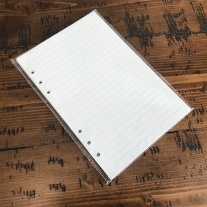 A5 6 anillos papel de inserción 45 páginas recarga de papel de hojas sueltas para cuaderno planificador diario semanal Carpeta de presupuesto recargable - Product Image 6