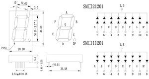 1,2 дюймов один-значный 7-сегментный светодиодный дисплей - Product Image 4