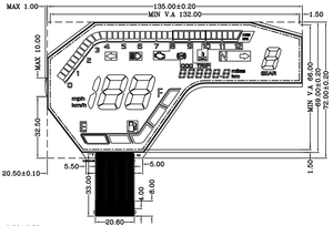 Factory custom new produec segment <strong>lcd</strong> high-quality form <strong>display</strong> car mounted <strong>lcd</strong> <strong>display</strong> screen motorcycles <strong>lcd</strong> module - Product Image 6