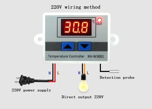XH-W3001/2/5デジタル温度コントローラーマイクロコンピューター温度コントローラー - Product Image 5