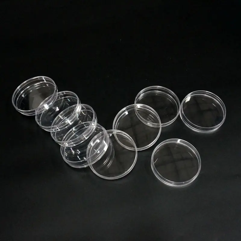 実験室で使用するための滅菌使い捨て丸型組織培養プレート細胞培養ガラスペトリ皿