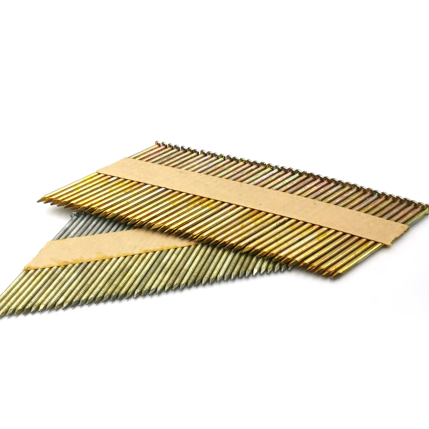 Armação de papel da tira da d de 34 graus, unhas do quadro industrial para a madeira, moldura do painel