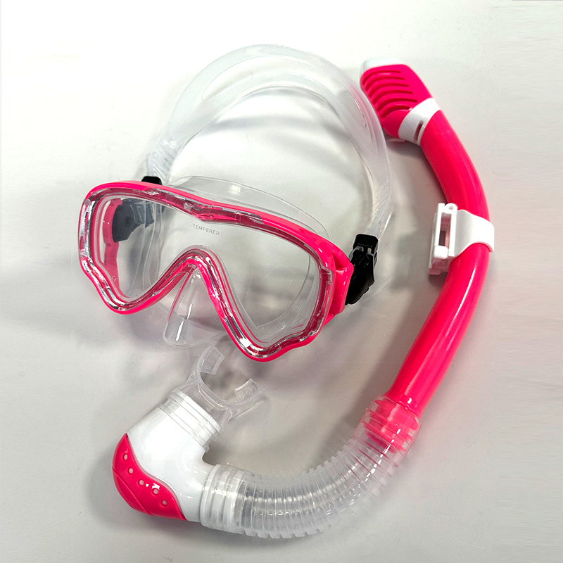 Conjunto transparente rojo rosado - silicona negra