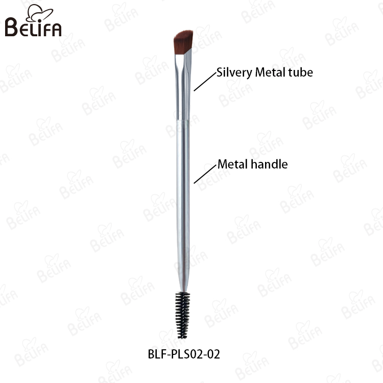 BLF-PLS02-02 Silver tube+Brown hair