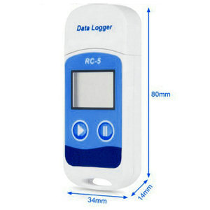 RC-5 USB veri kaydedici yüksek sıcaklık Pdf soğuk zincir veri kaydedici sıcaklık - Product Image 2
