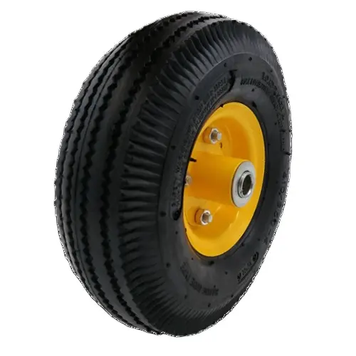 10 inch handtruck trolley pneumatic tire rubber wheel 4.10/3.50-4 wheel