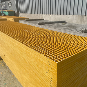 Tùy chỉnh chống trượt gritted sợi thủy tinh Grating đúc FRP lưới tản nhiệt cho sàn với cắt chuyên nghiệp dịch vụ chế biến - Product Image 2