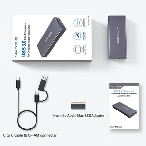 ACASIS USB C 3.2SSDエンクロージャースーツ/エア2013〜2017ポータブルストレージケースM.2 Nvme SSD 12 16 PIN for Apple Mac/imac/macPro - Product Image 6