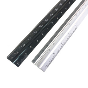 30cmプラスチック定規三角形建築スケール定規 - Product Image 1