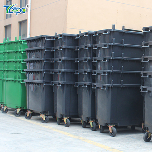 660 Liter HDPE Material Factory Brand <strong>Garbage</strong> <strong>Container</strong> with 4 Wheels