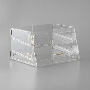 Cửa hàng bánh mì 2 tầng Acrylic bánh hiển thị thực phẩm hộp cho Countertop bánh hiển thị đứng - Product Image 3