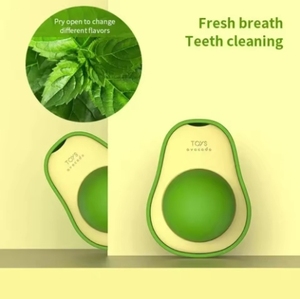 Bola de pared de hierba gatera de aguacate, juguetes para gatos, hierba gatera, 1 Uds., juguetes de hierba gatera con forma de aguacate, golosinas giratorias, juguetes para gatos de interior - Product Image 3