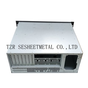 Tzr tùy chỉnh tấm kim loại 2U khuếch đại âm thanh Rackmount Chassis thép không gỉ kim loại trường hợp chế tạo chế biến chính xác - Product Image 5