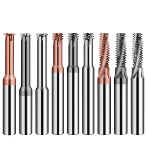 Tek/üç/tüm diş iplik frezeler çelik için freze kesicisi tungsten çelik iplik işleme merkezi - Product Image 5