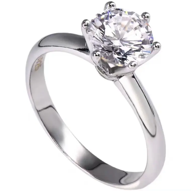 Реальные 925 Золото похлопывающими Муассанит кольцо Обручальные кольца для женщин 925 серебряное кольцо