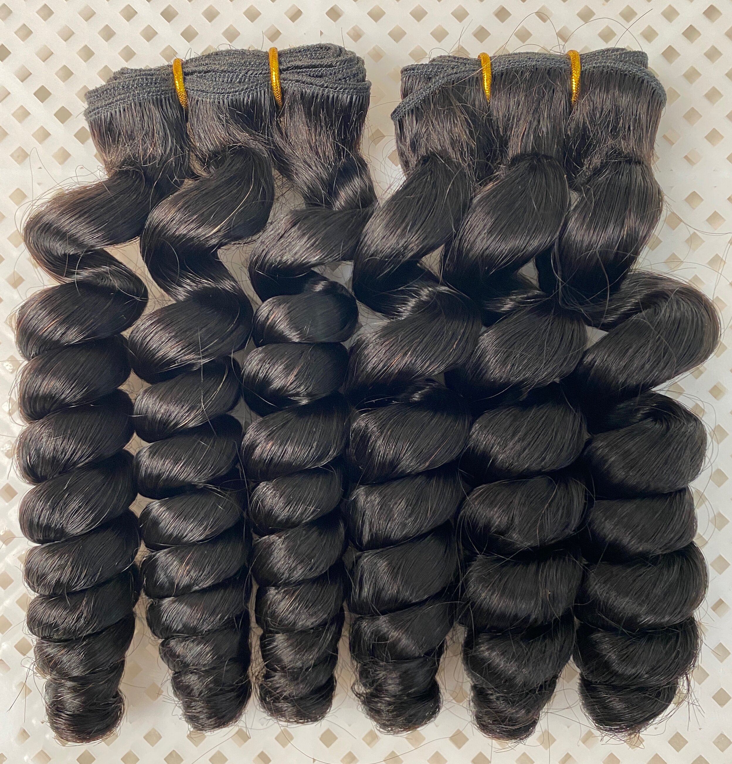 12A Bouclé Volumineux Noir Naturel