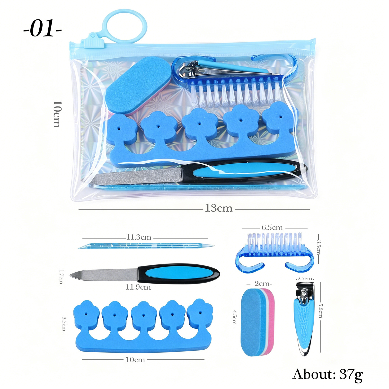 Ensemble d'outils de coupe pour nail art 01
