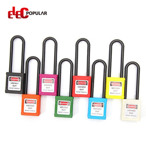 Elecpopular 2024 Chống từ cách điện ABS điện dài còng dưới khóa ổ khóa Nylon Cửa Khóa khóa hiệu ứng điện - Product Image 5